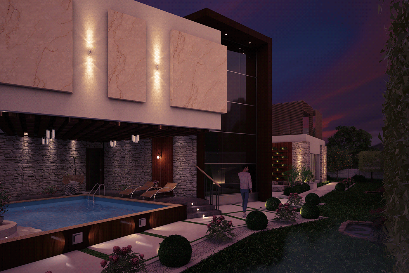 architecture design future ideas modern module Vila Villa visualization