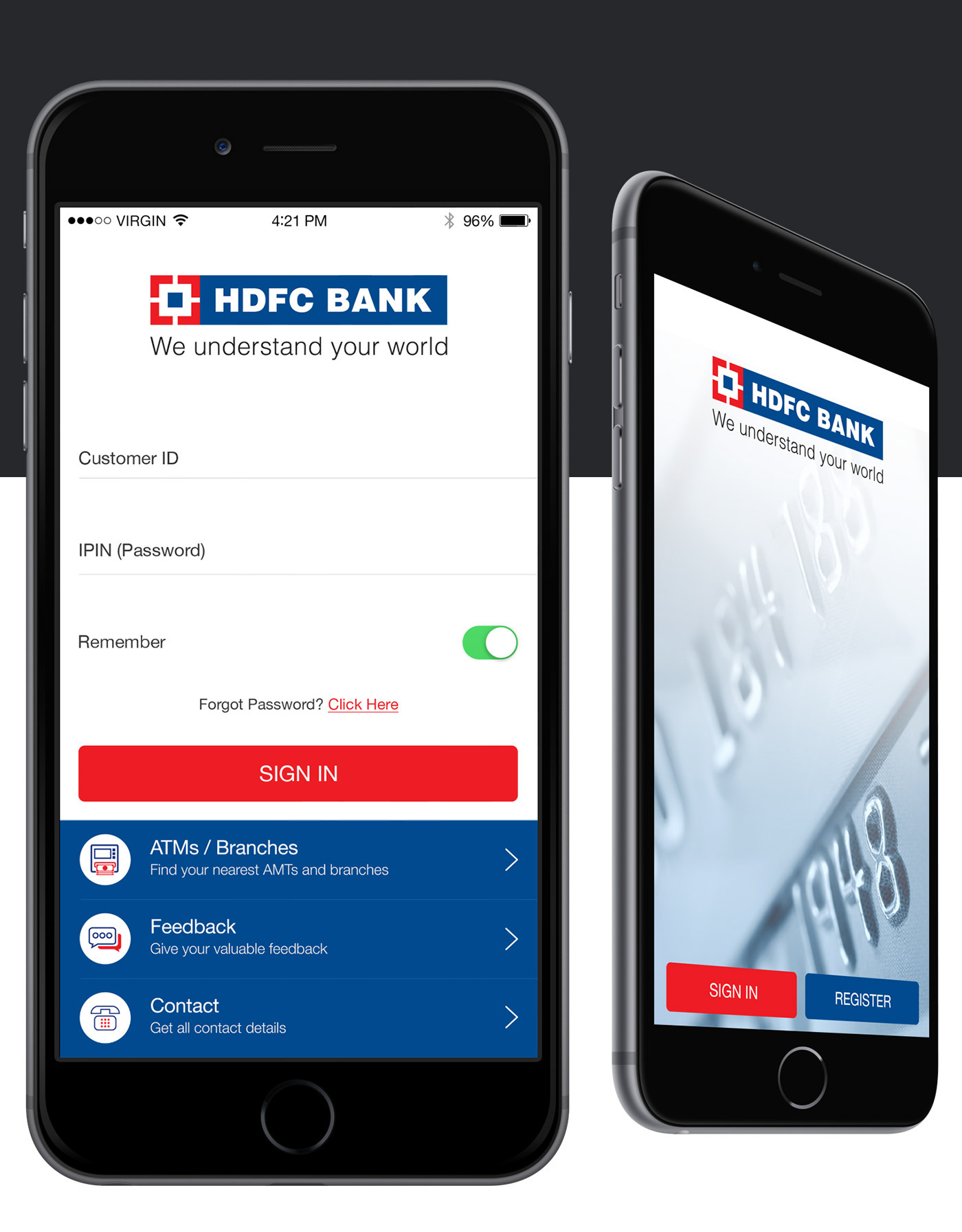 mobile banking banking Bank HDFC hdfc mobile banking redesign MoBank UI ui design HDFC Bank App rebranding HDFC Bank MoBank