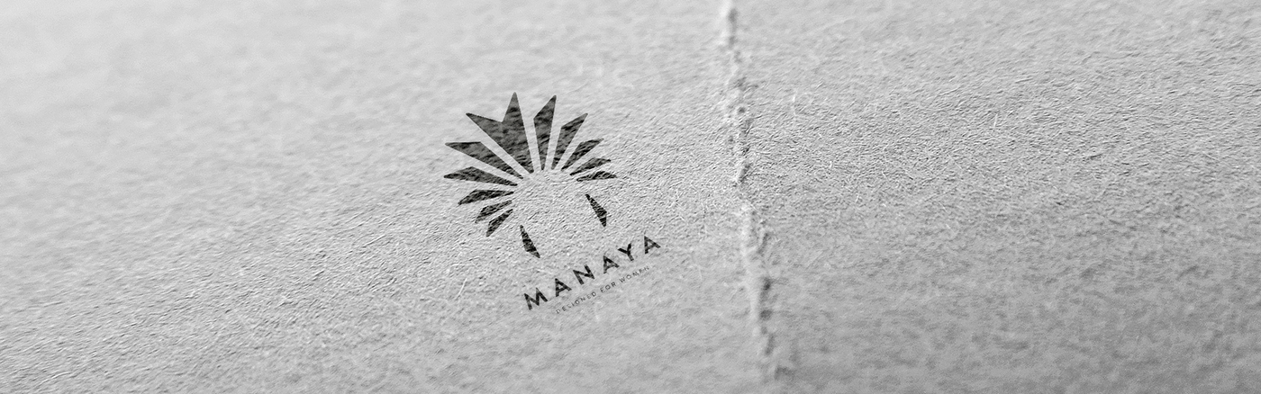 logodesign Manaya fashionstore branding  Urban design store colorfull nativeamerican clean