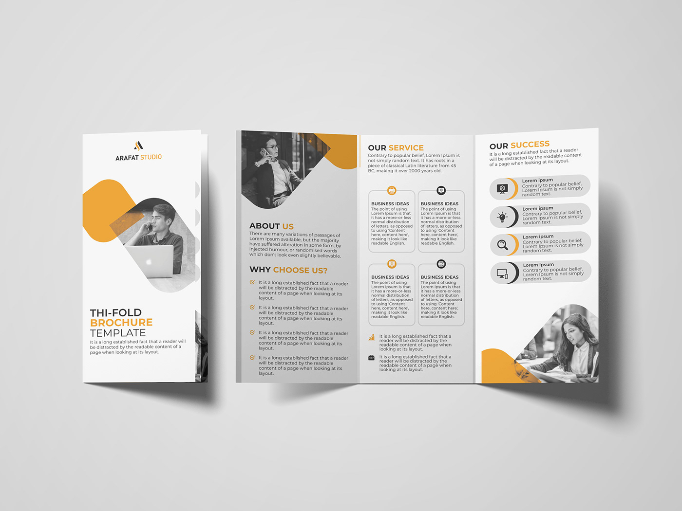 corporate professional brochure leaflet marketing   typography   banddesigner bifolddesign printdesigner