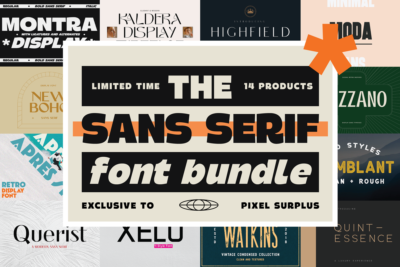 sans sans serif modern type Typeface bundle display font logo Logo Design brand identity
