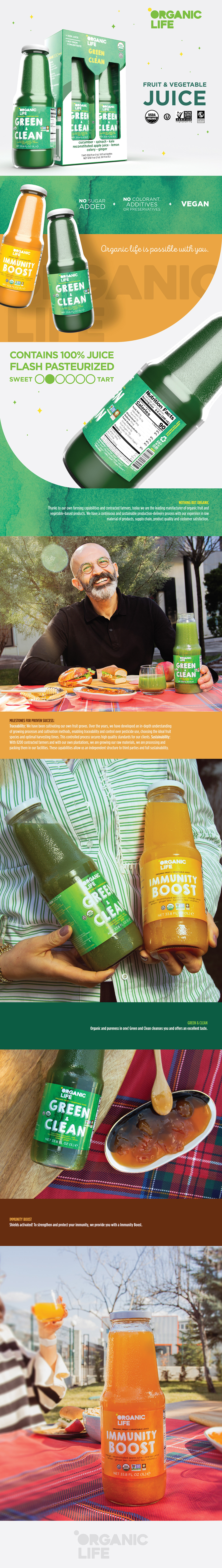 ads beverage branding  Food  juice marketing   organic Packaging vegan video