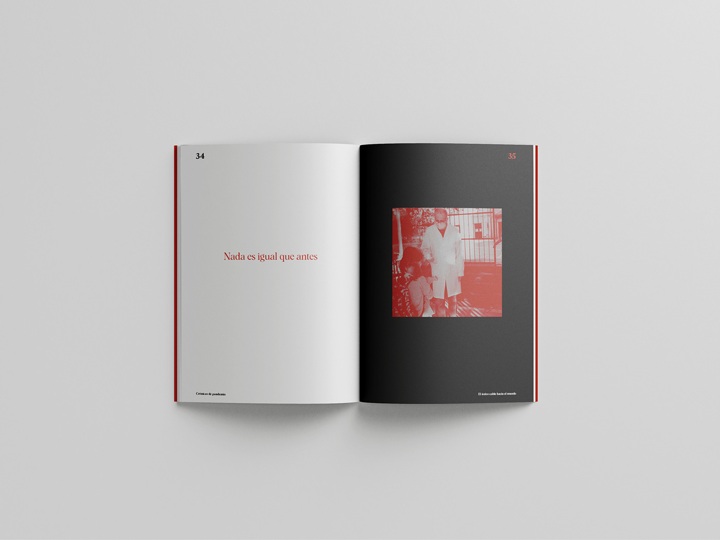 Anfibia cronicas Diseño editorial Libro diseño gráfico fadu pandemia rico uba
