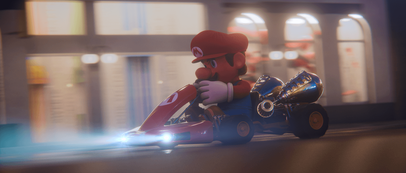 mario Nintendo cinematic car movie CGI Racing game motion graphics  design