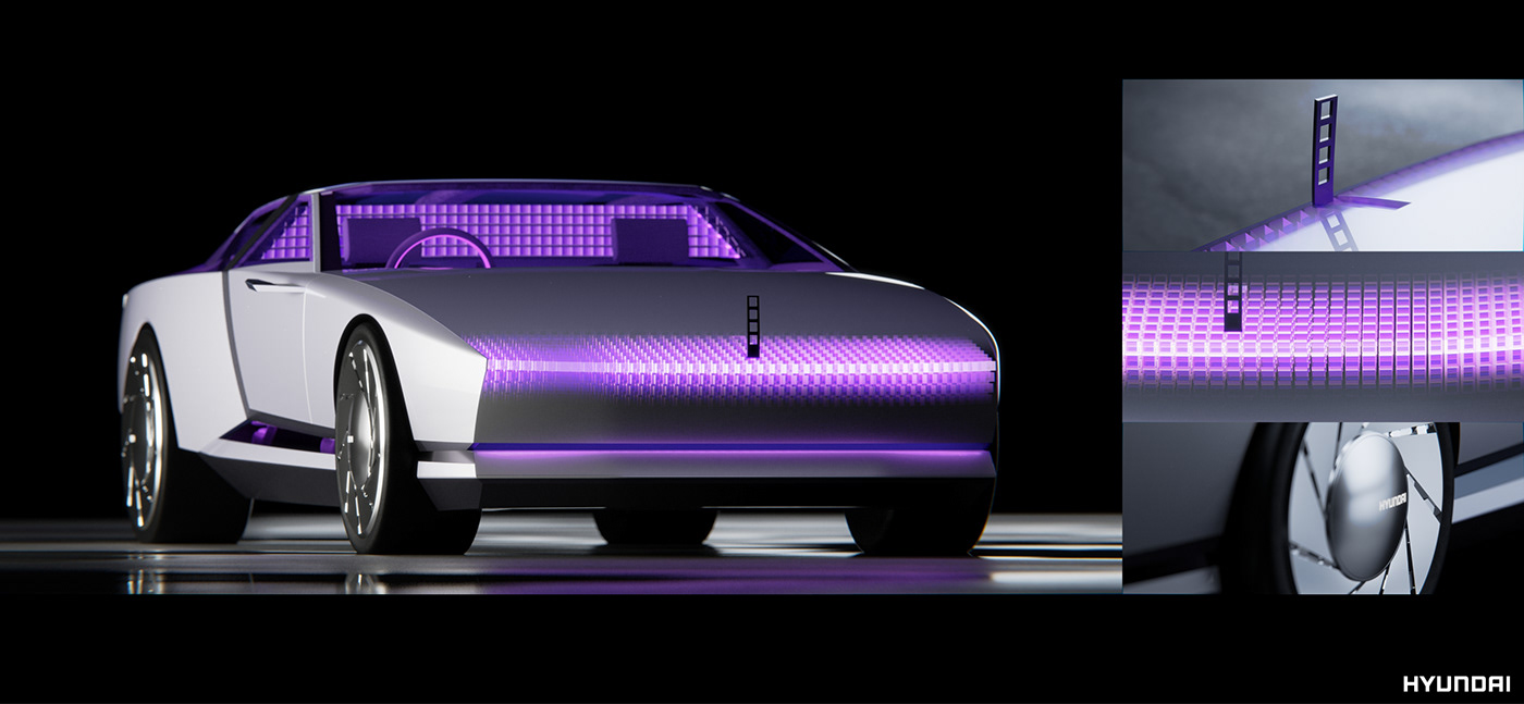 3D blender car car design digital illustration Render sketch visualization
