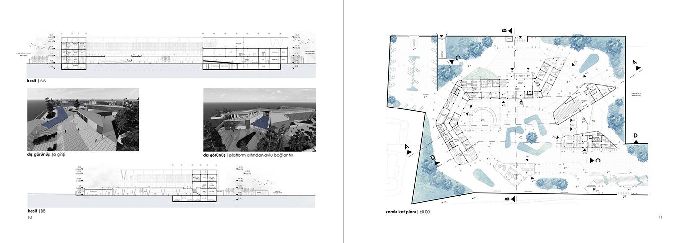 portfolio Mimari Portfolyo Architectural Portfolio mimarlık architectural design graphic design  designer graphic