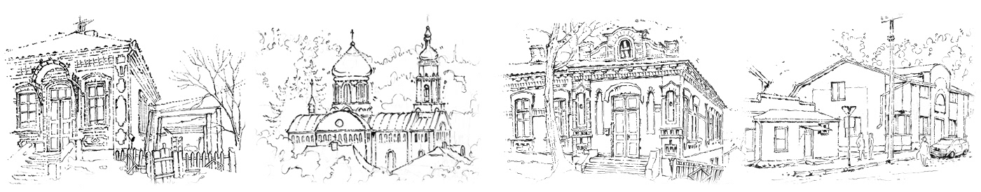 sketch ILLUSTRATION  Drawing  architecture exterior town building house doodles Marker