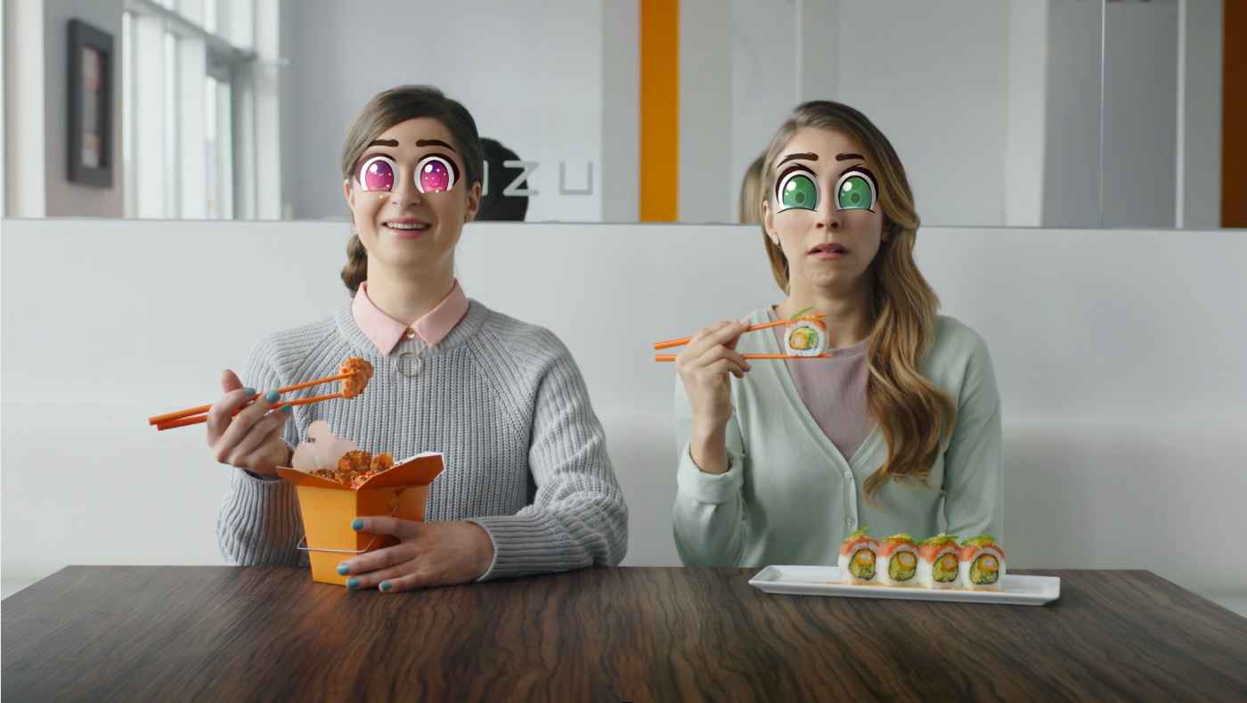 ad tv Sushi emotion Cry digital effect motion design fresh
