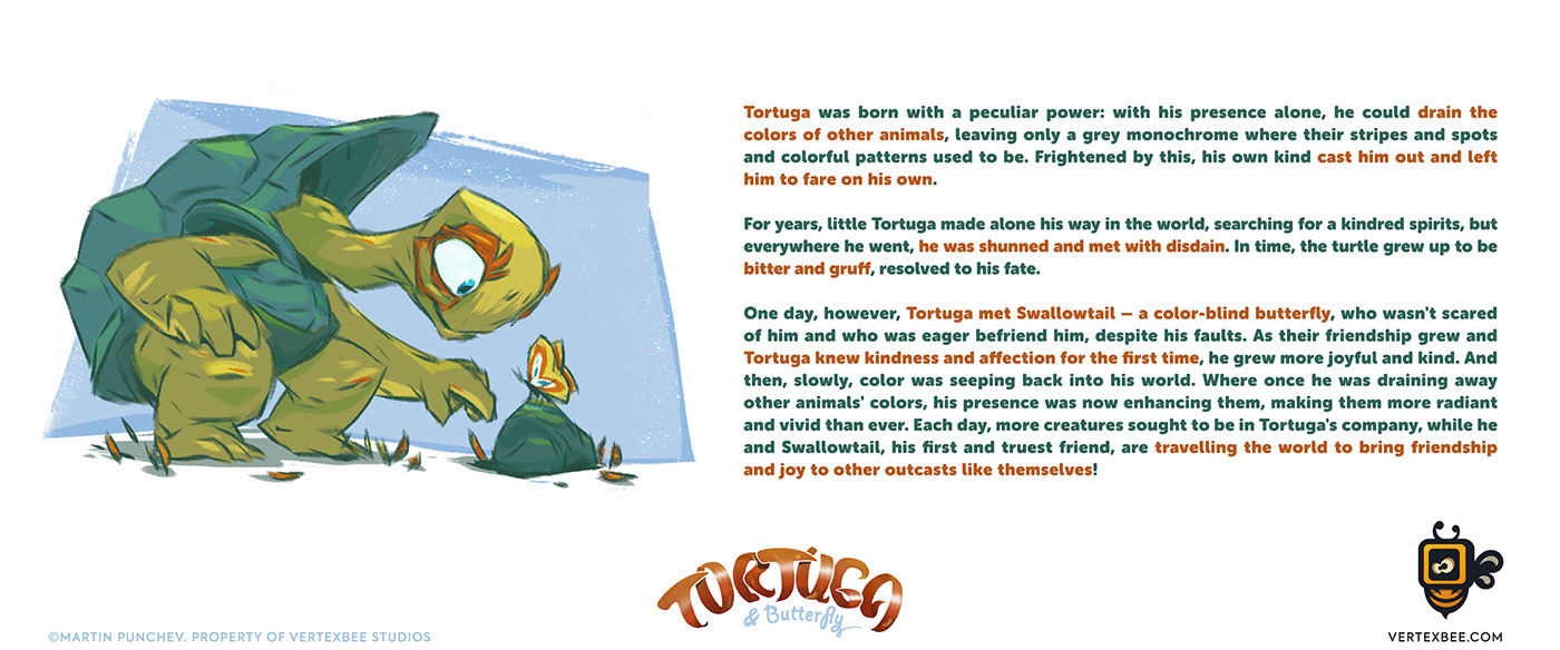 Character Turtle tortoise tortuga cartoon stylized book cover children storybook
