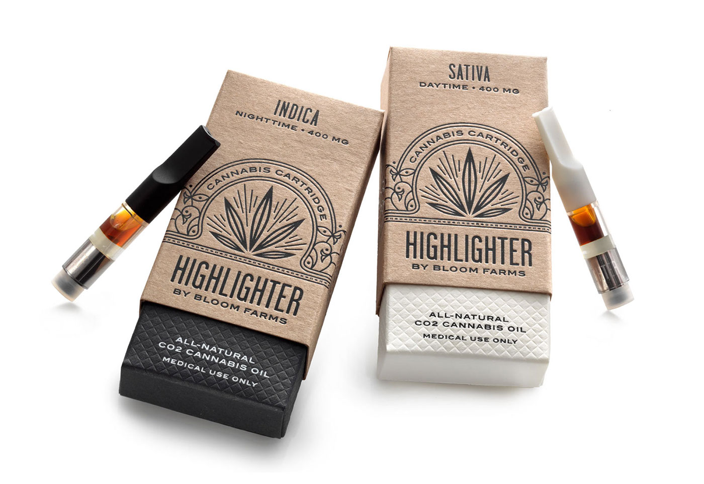 Bloom Farms cannabis Packaging branding  Cannabis Packaging marijuana pavement PavementSF highlighter