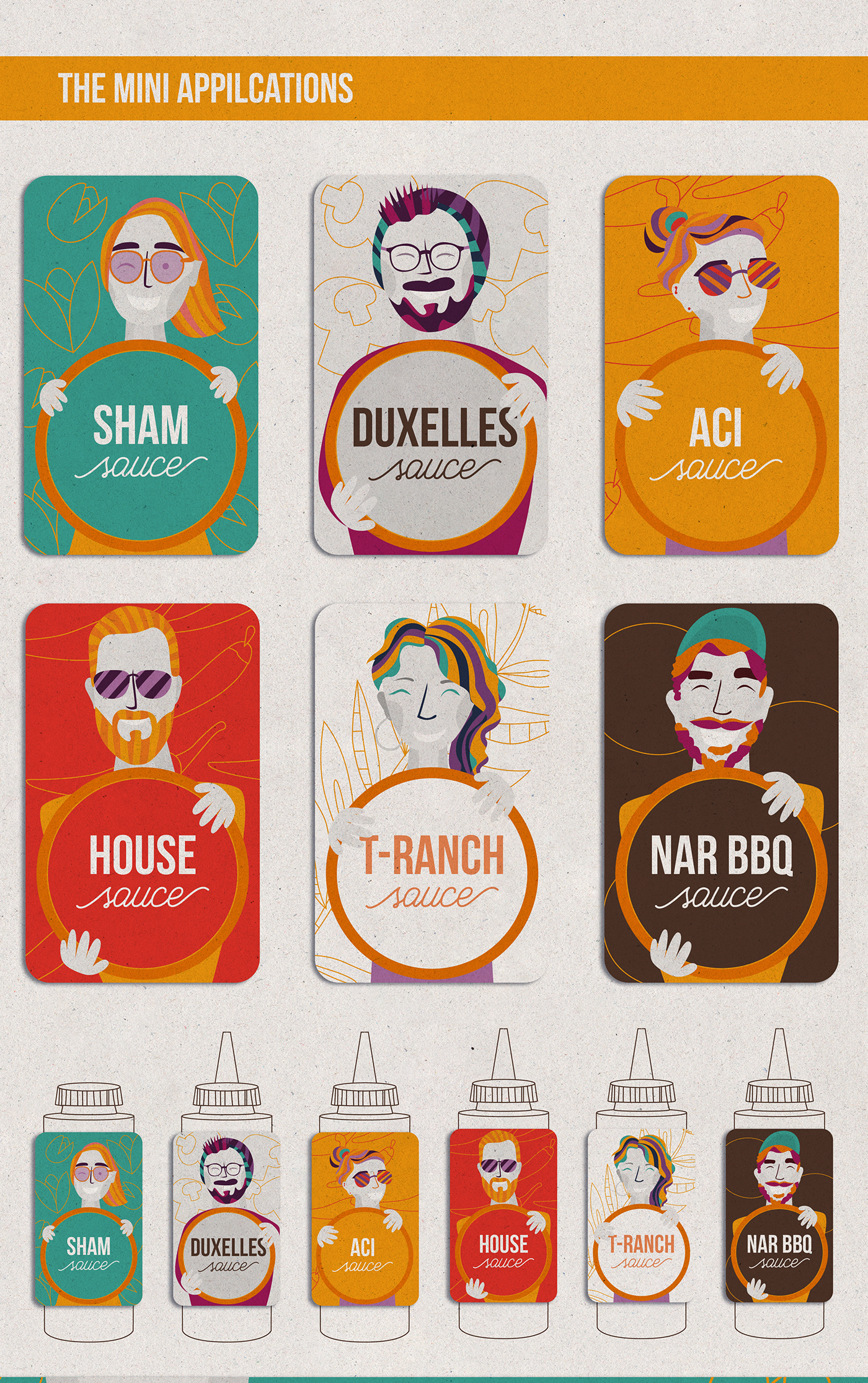 branding  graphic design  Burgers restaurant istanbul Character colors happy people happy Gabriela Corral