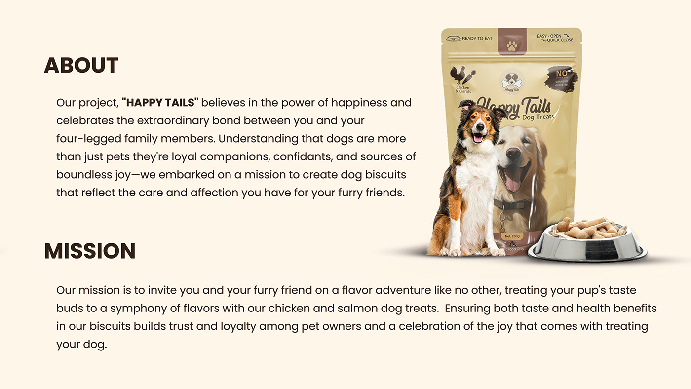 graphic design  brand identity flyer Broucher Standee Social Media Design Packaging magazine dog food treats