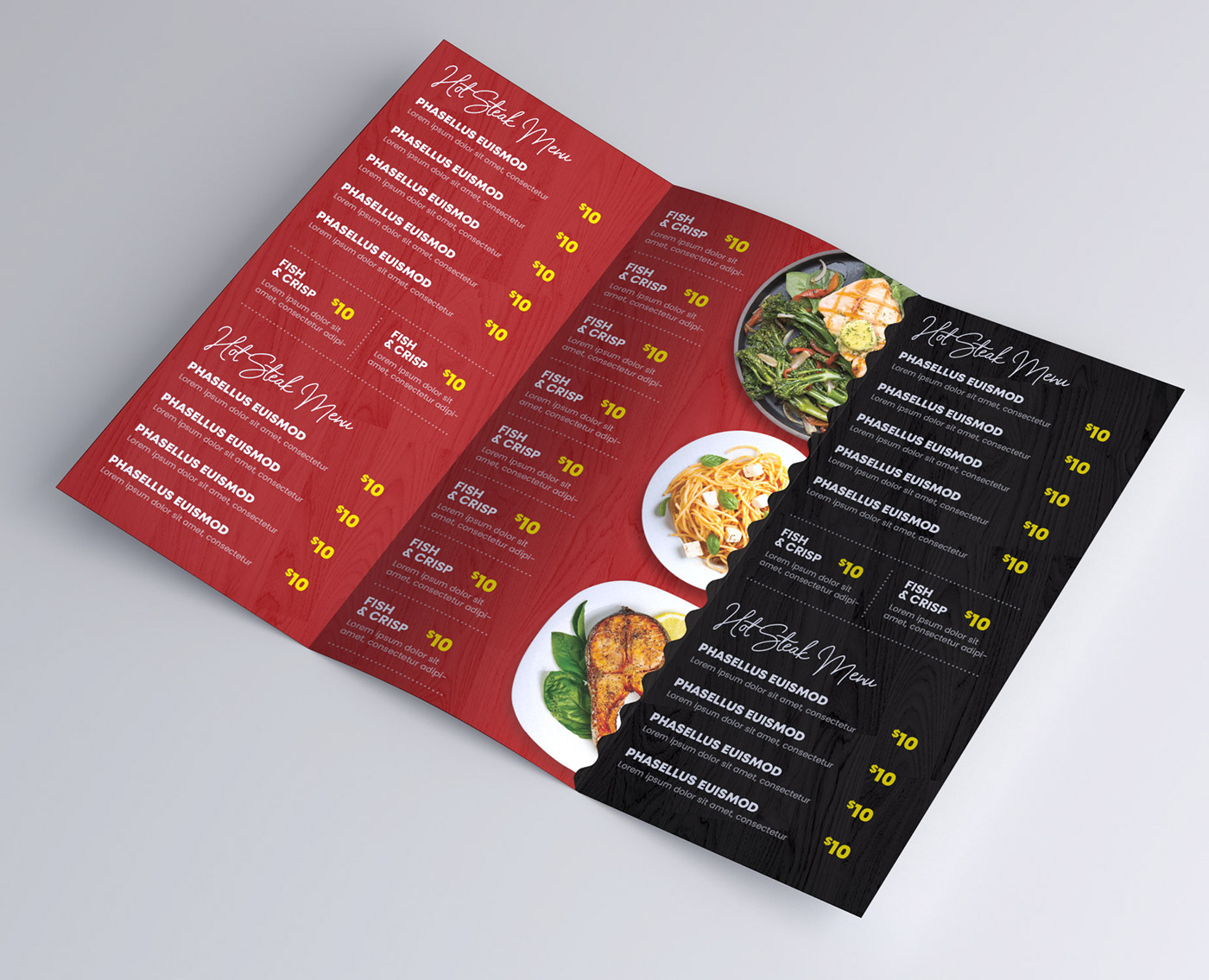 brochure brochure design food menu free design free psd menu design photoshop print psd trifold
