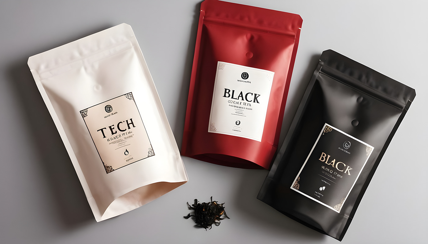 black tea pouch