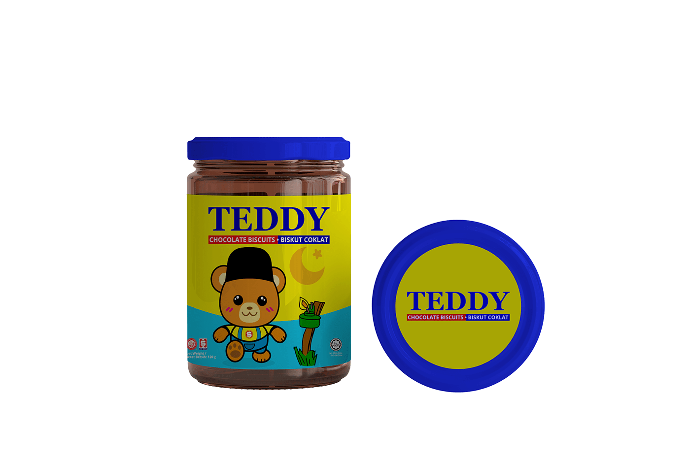 hup seng teddy packaging design teddy biscuits