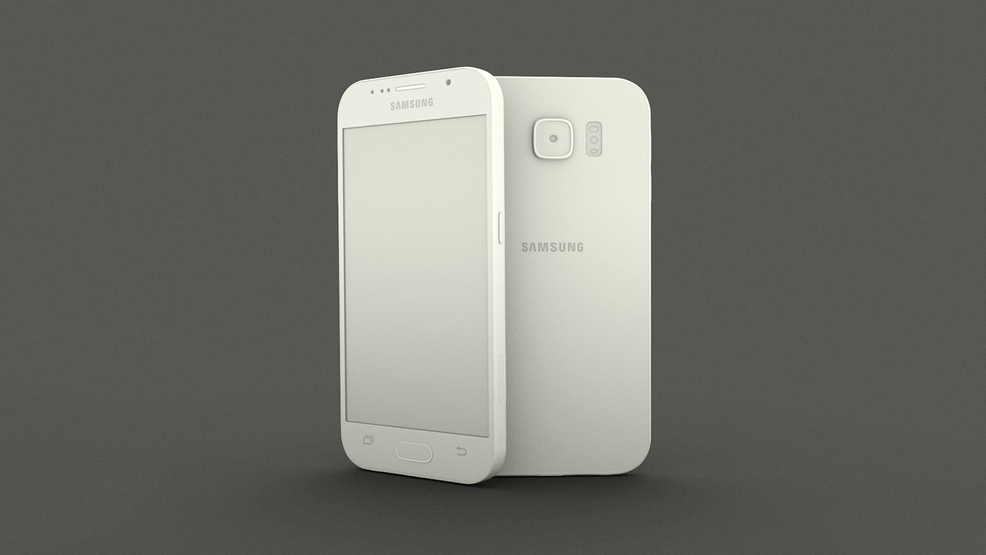 blender photoshop Galaxy s6 Samsung 3D composição publicidade design