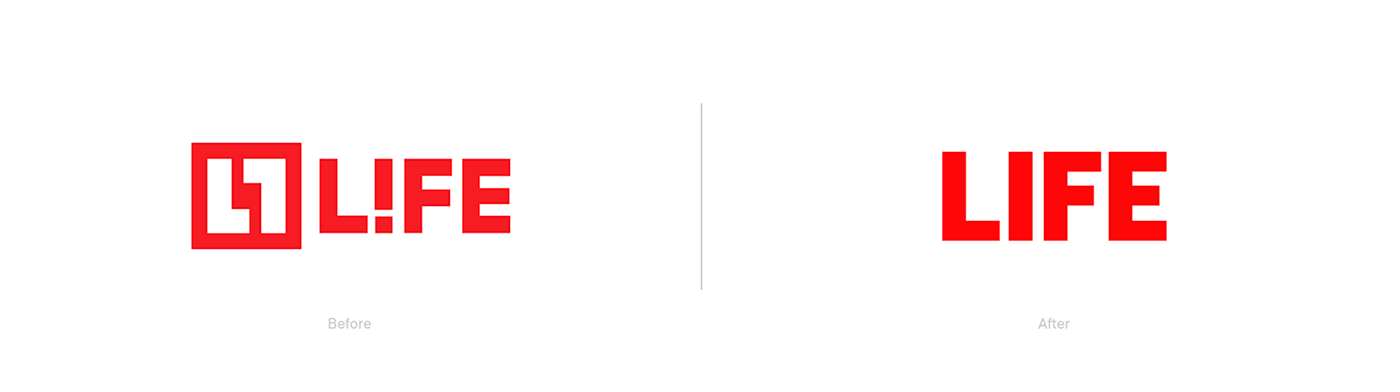 news red media tv branding  life motion logo 3D minimalistic