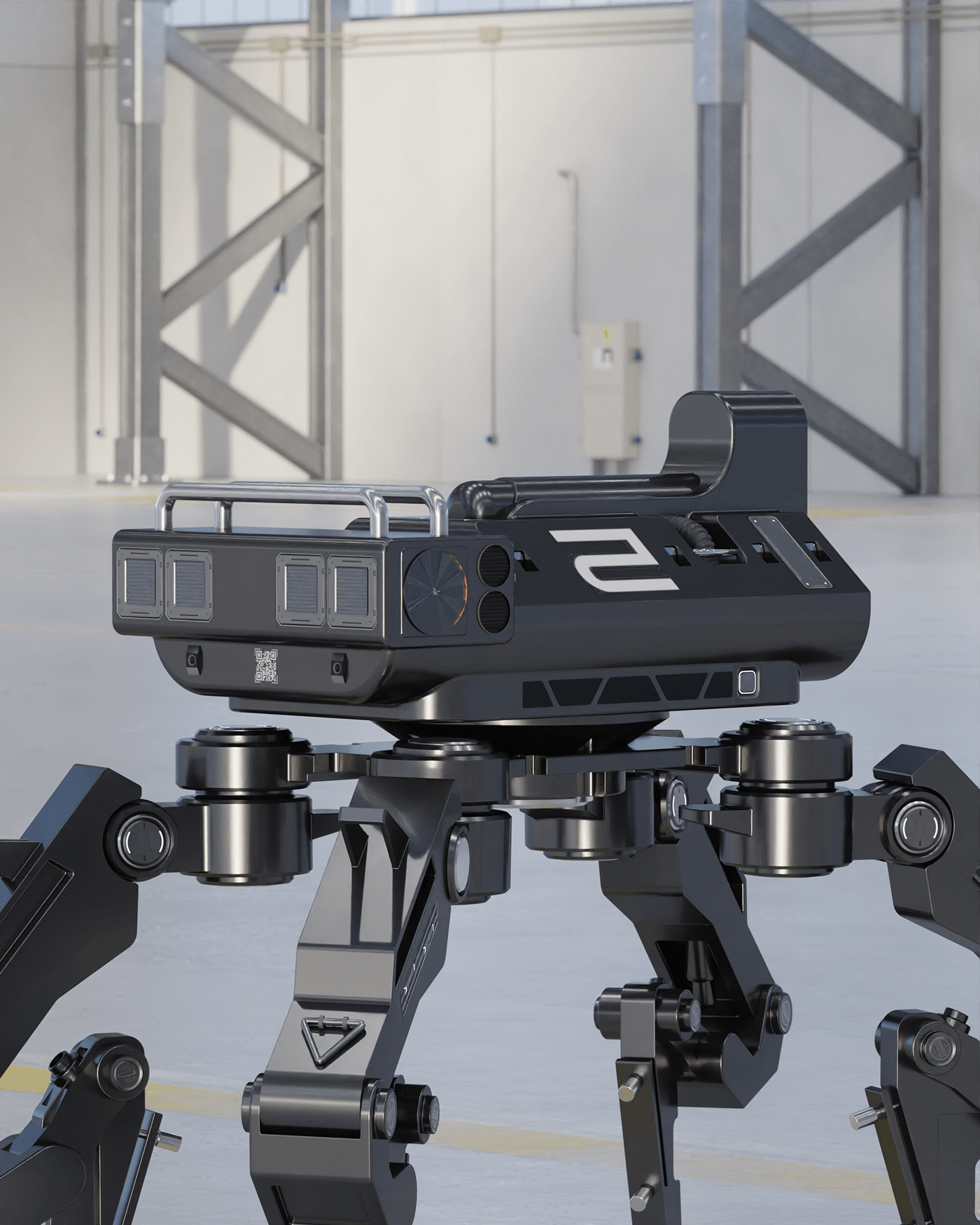 akin scout robot model blender industrial design product design  3D Render