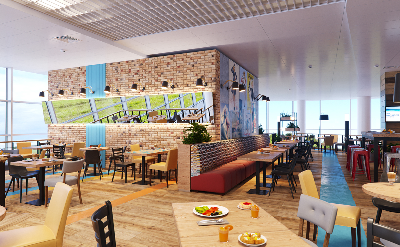 restaurant airport Interior design
