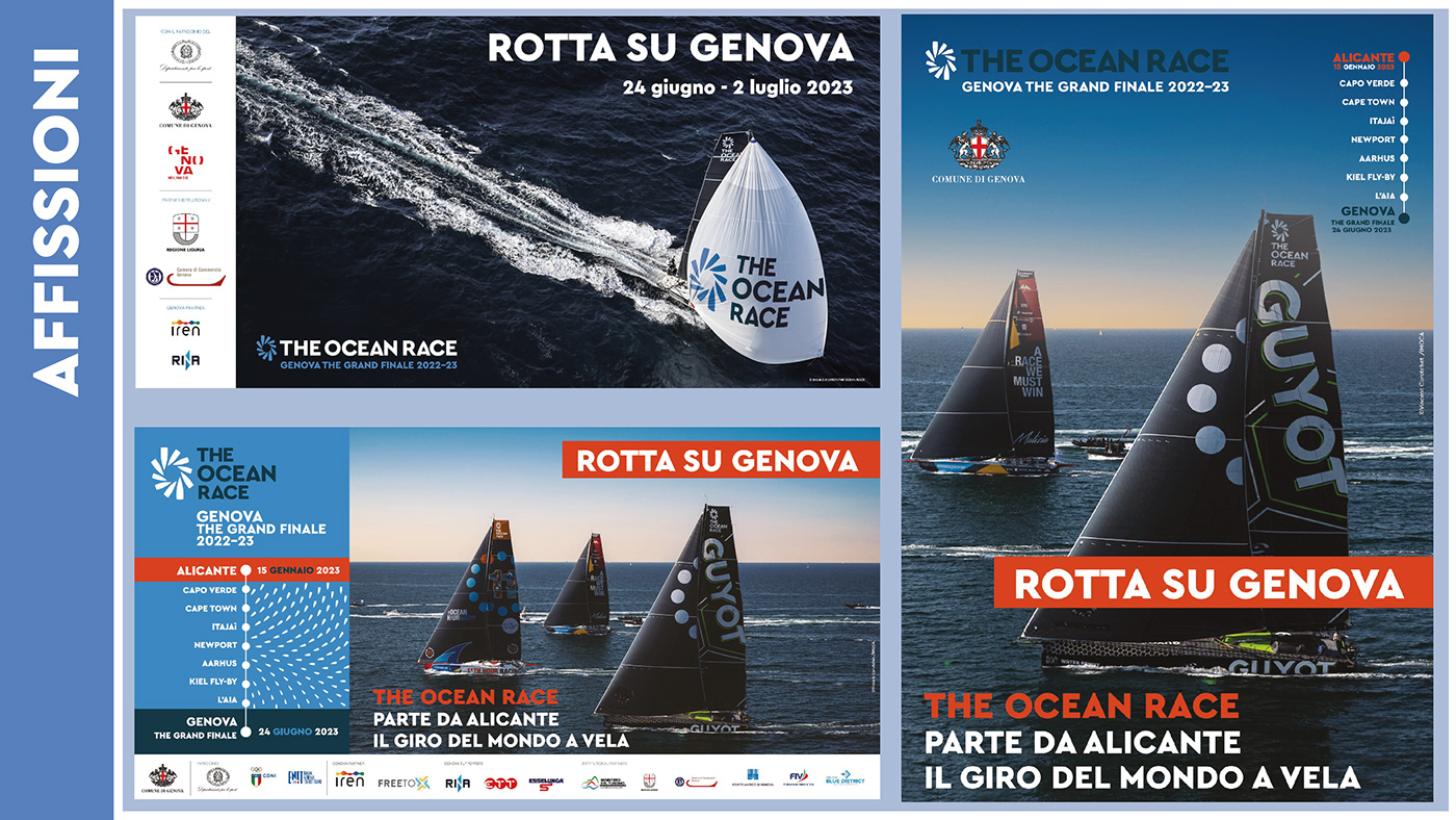 grapchic design sport Event Logo Design poster visual identity identity design Social media post the ocean race