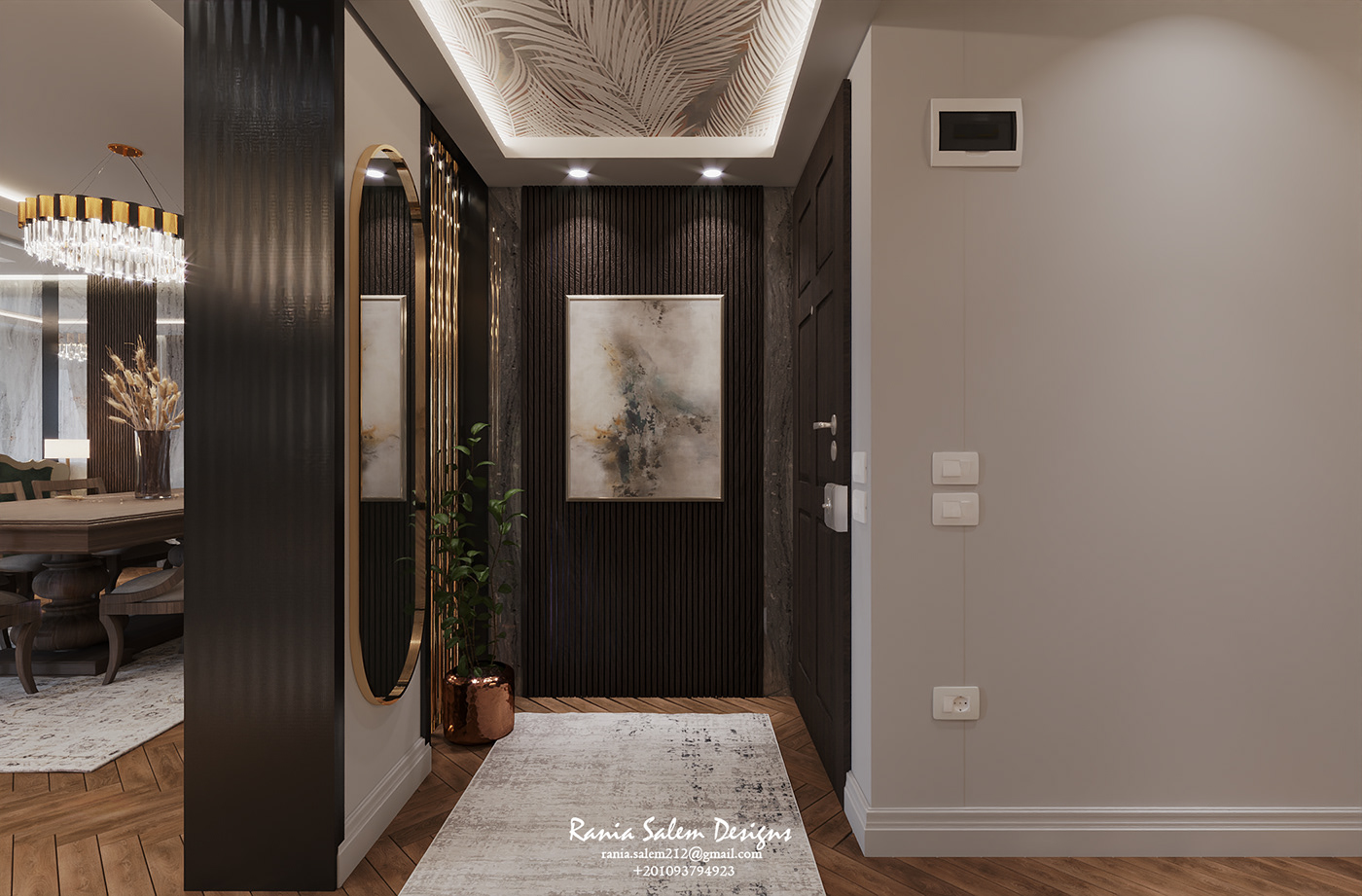 luxury design architecture interior design  visualization elegant reception modern corona glamorous
