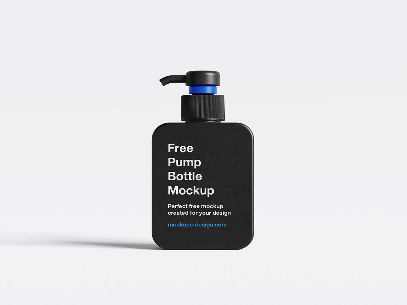 Mockup psd template download edit pump Cosmetic bottle square