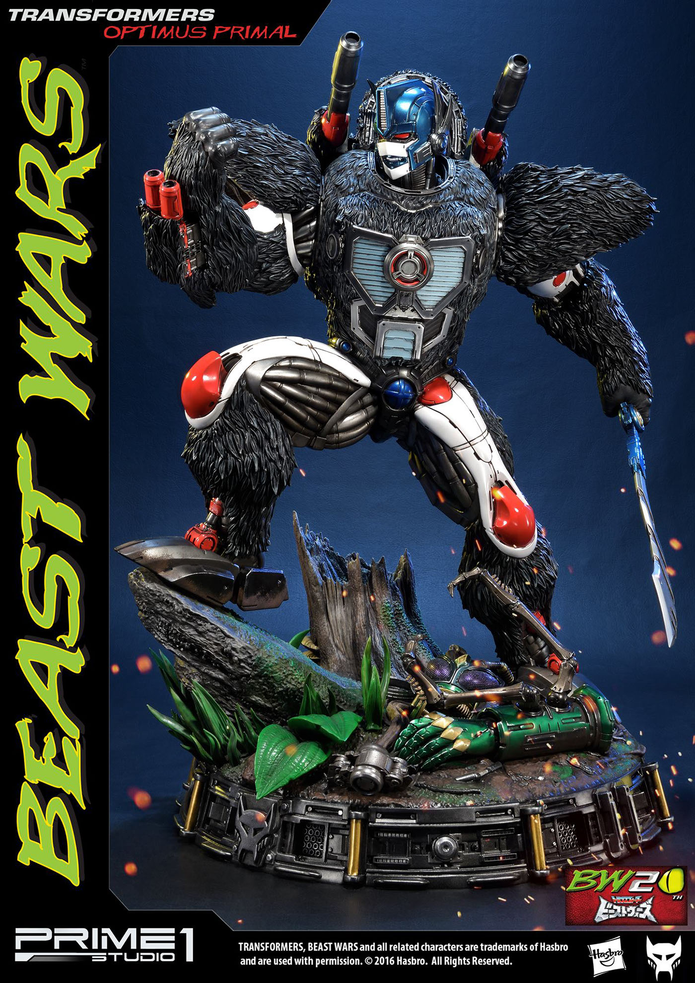 Transformers beast wars optimus primal Sculpt stuatue prime1