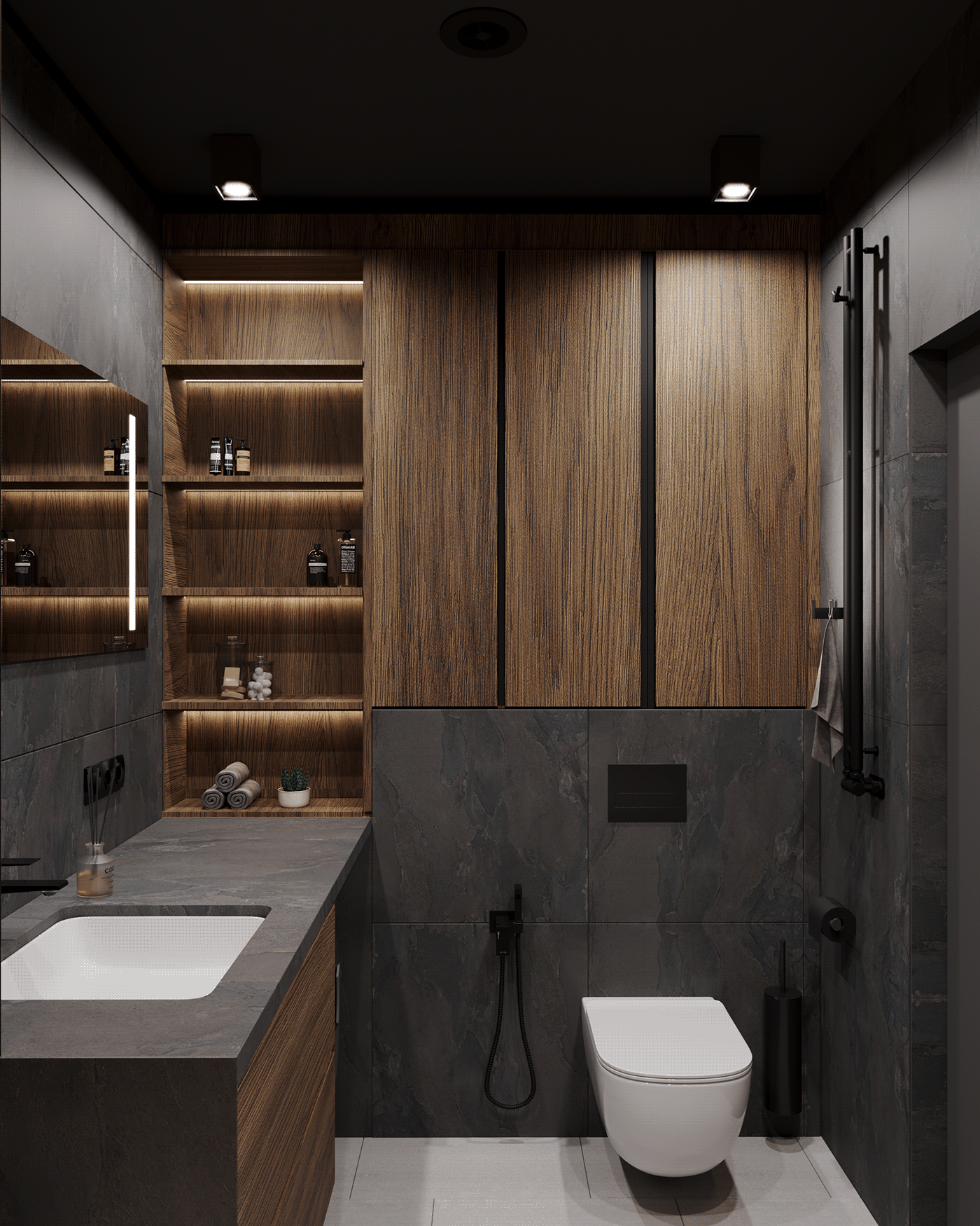 3ds max 3D Render visualization corona vray bathroom Interior architecture