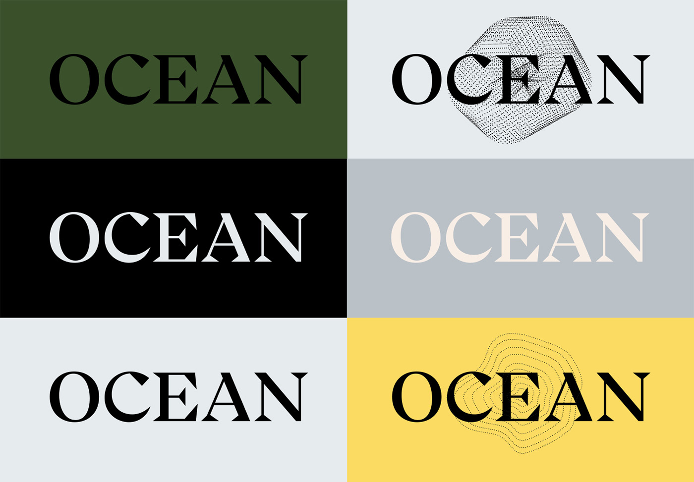 Business card design idea #423: Ocean