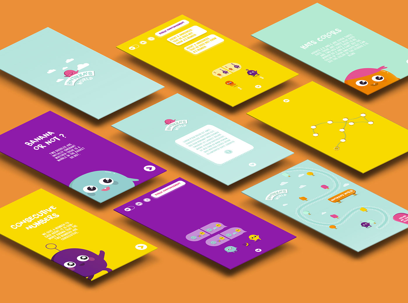 uxdesign design colorful monstres doodles graphicdesign