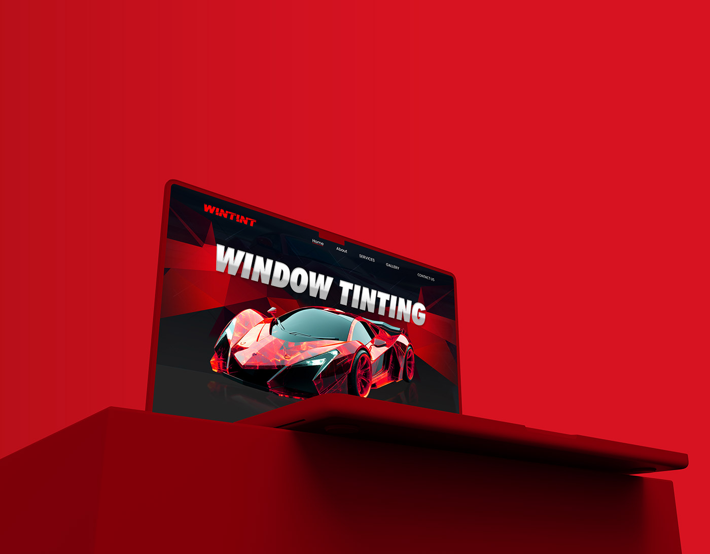 car ui design window tinting security film window films Web Design  UI/UX Website landing page Tinting Services