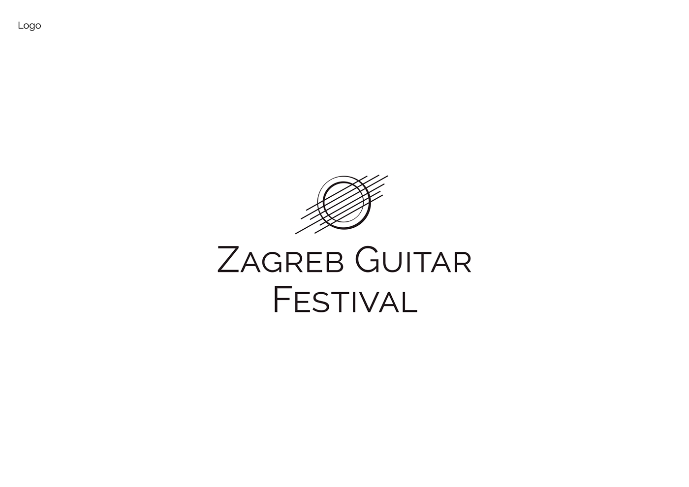 visual identity visual identity design zagreb guitar guitar festival zagreb festival logo guitar logo festival logo