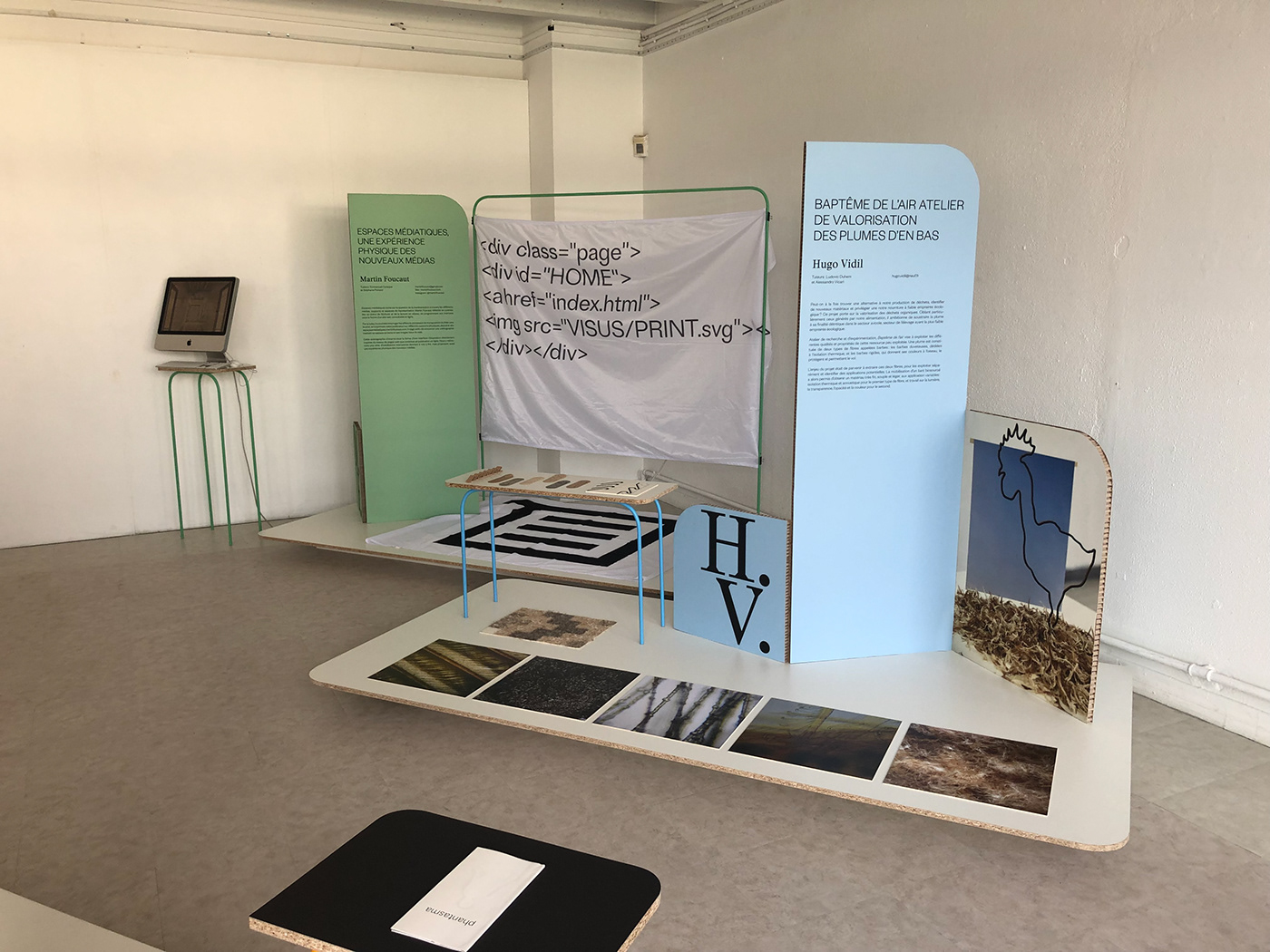 scenography metal projects design Exhibition  JD2019 graphism object Space  Conception