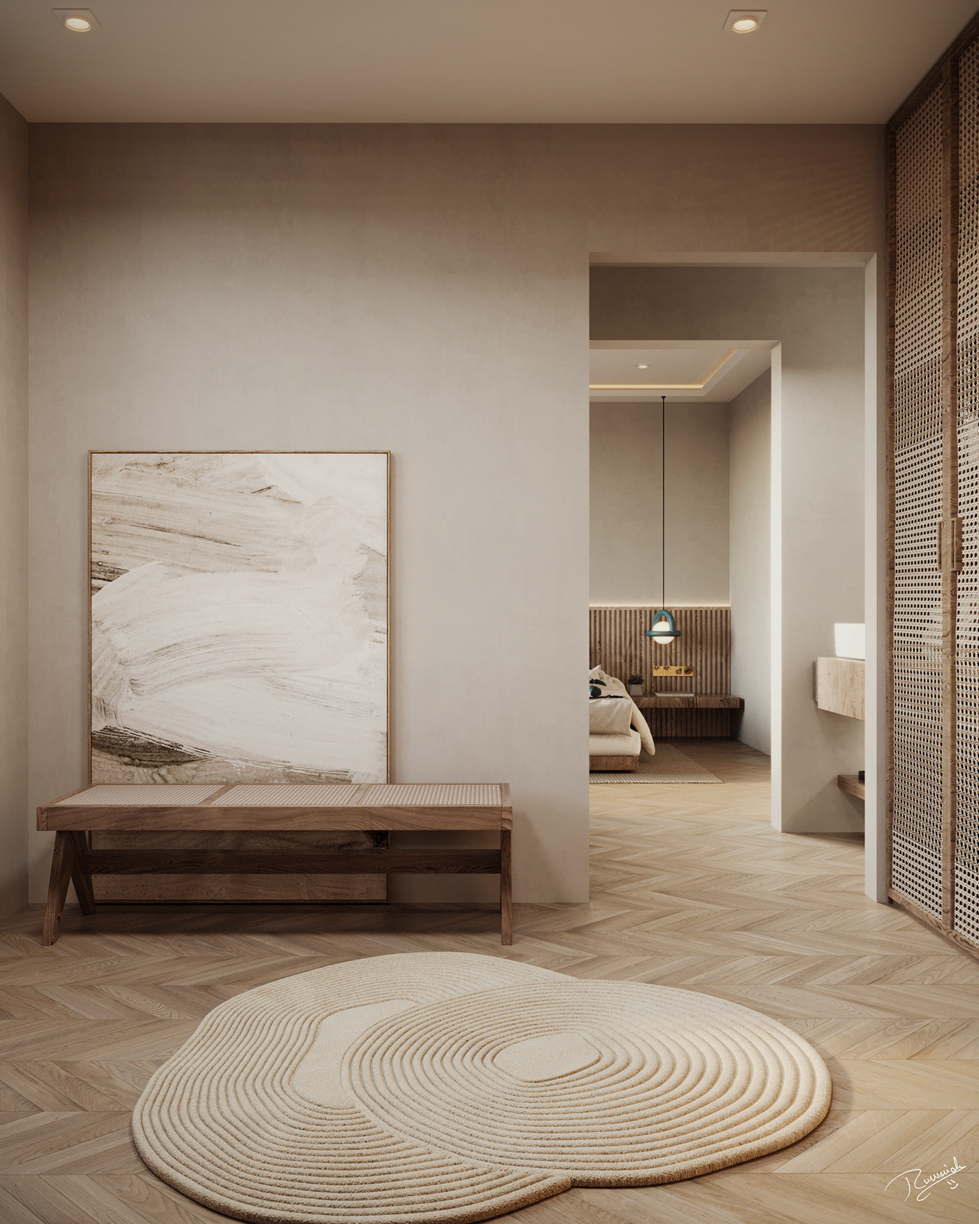 3ds max architecture archviz bedroom corona home interior design  living room Render visualization