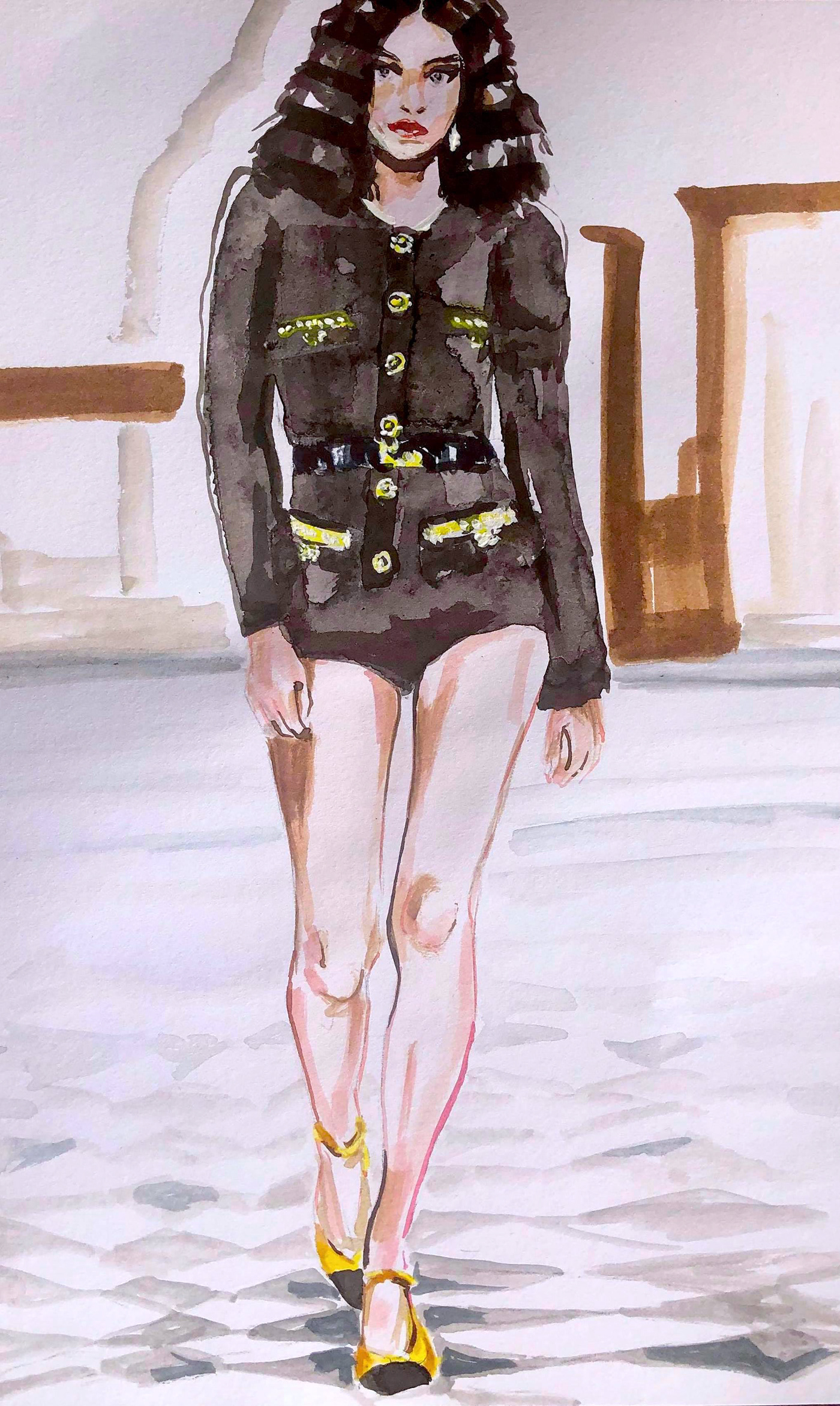 art chanel chanelofficial drawingcollection fashiondrawing fashionillustration ILLUSTRATION 