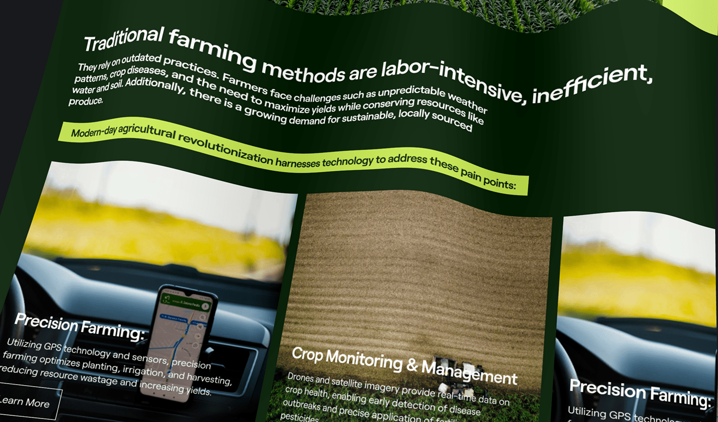 farming Agritech Agrotech Farming app farmacia agriculture farm landing page inspiration agriculture landing page