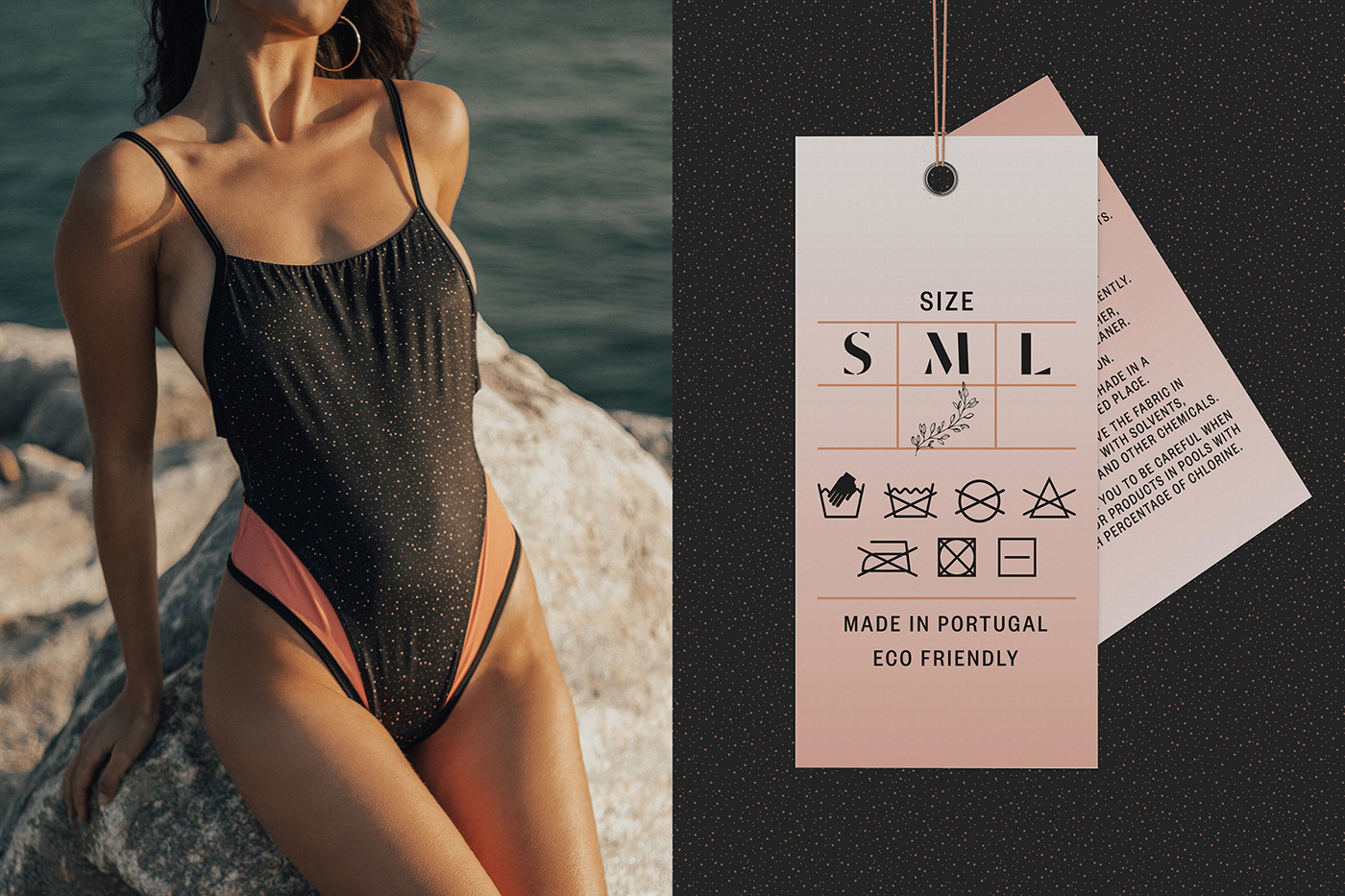 branding  fabric graphic design  identity labels logo Packaging summer swimwear totebag