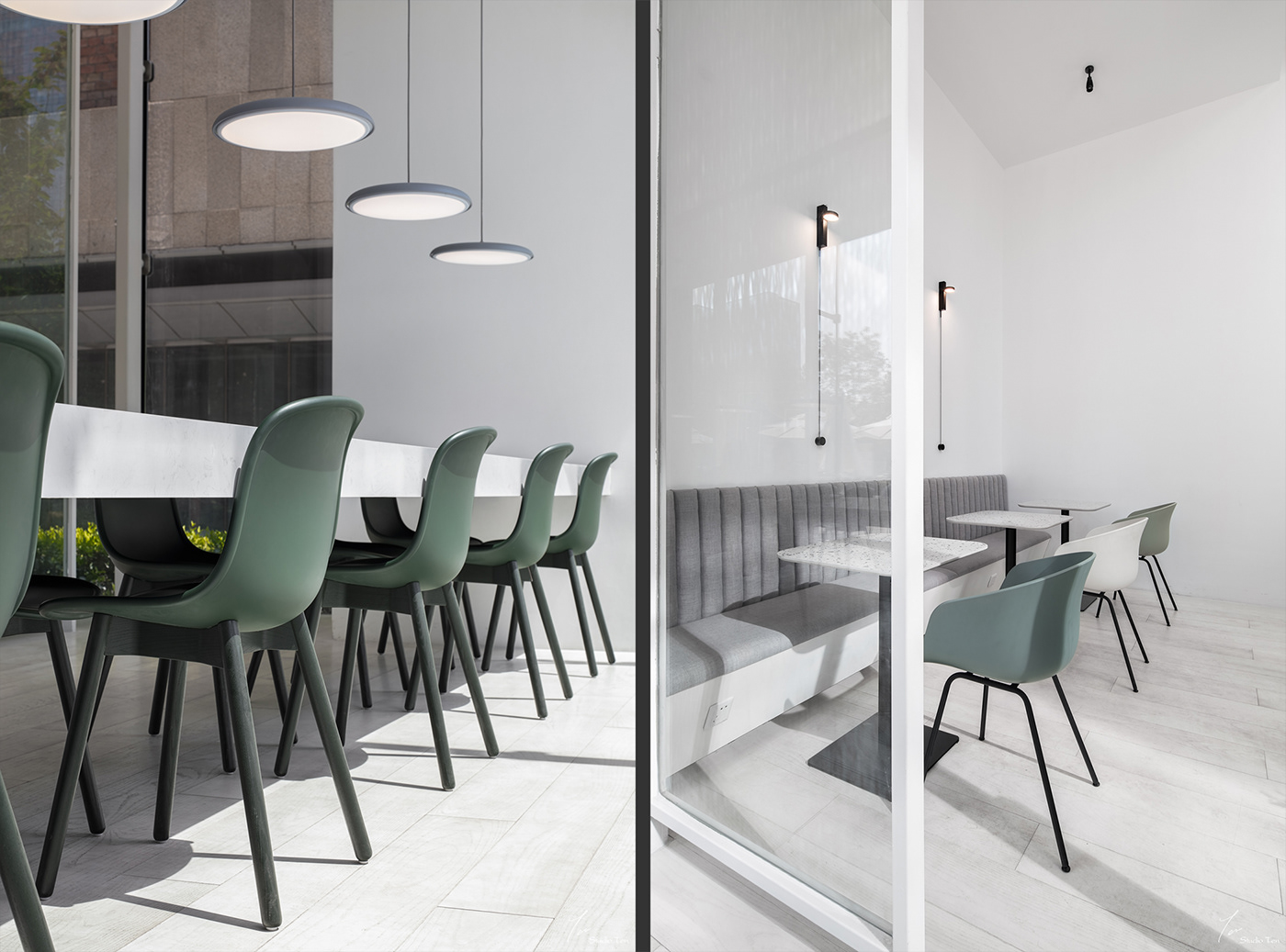 M+ cafe Coffee interior design  Photography  architecture studio TEN Xiao Tan xi'an M+