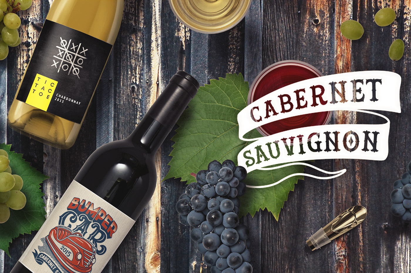 bottle cabernet sauvignon Chardonnay design grapes label design Packaging rótulo wine wine label