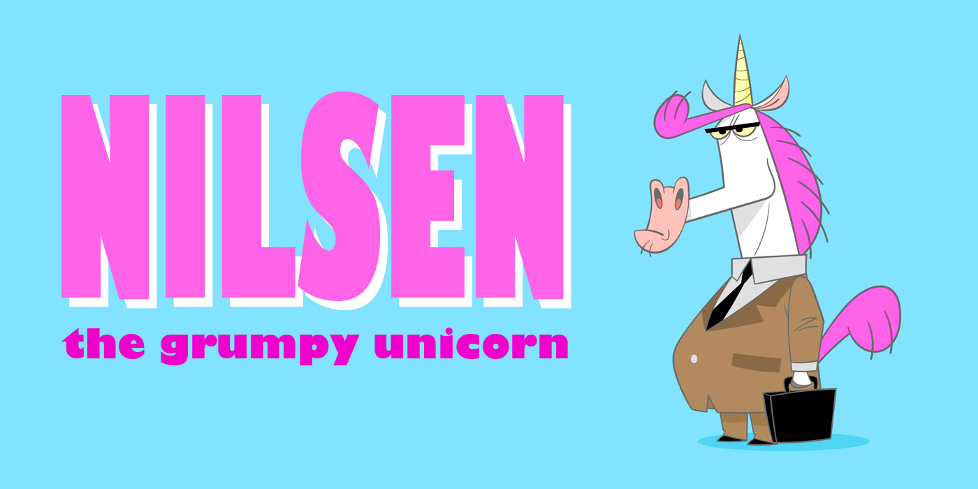 animals cartoon Character design  cute Fun horse humor ILLUSTRATION  Mascot unicorn