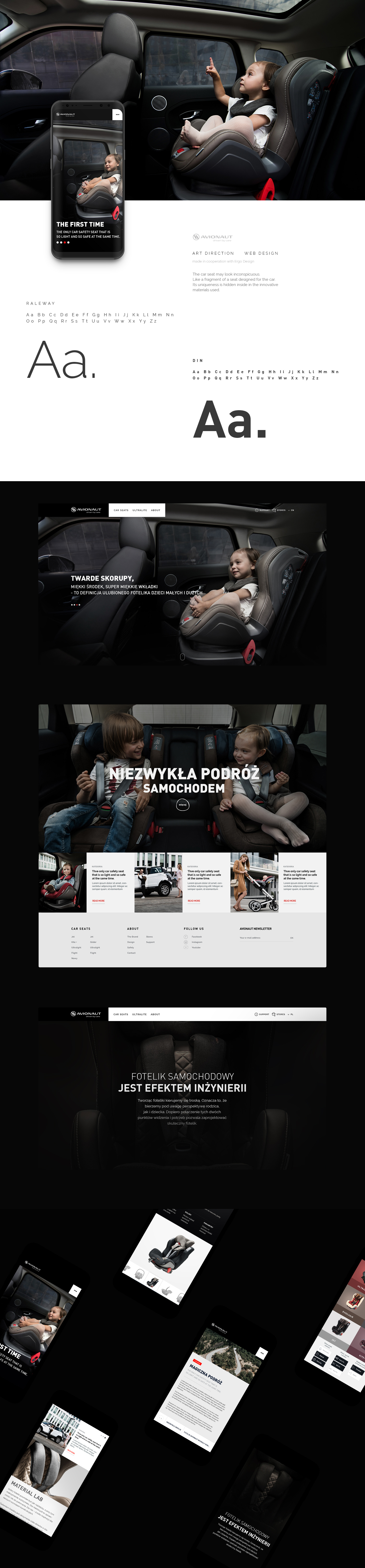 car seats Web Design  dark elegant digital app mobile Theme car automotive  