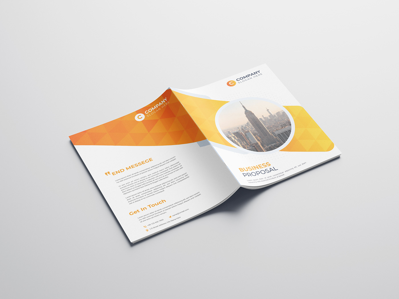 company profile Business Proposal brochure design