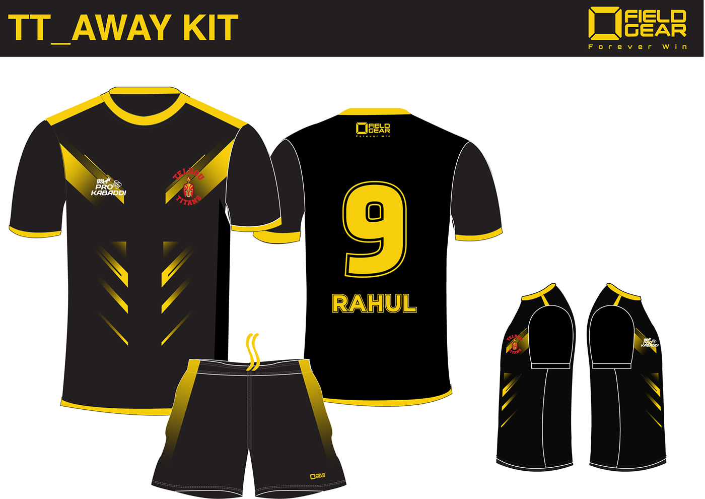 kabbadi Sportswear Fieldgear camou jersey team kit  graphics
