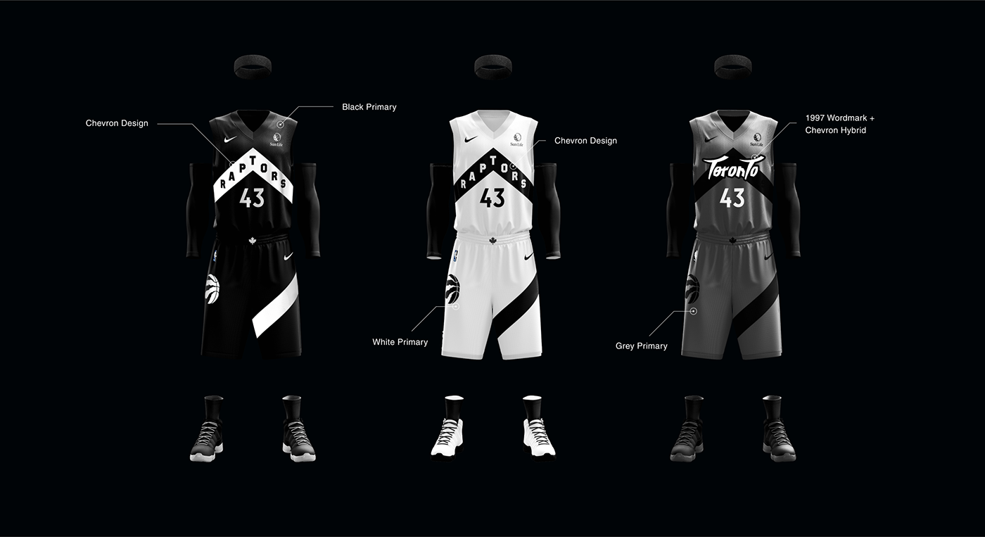 apparel art direction  Canada graphic design  Jersey Design NBA raptors Sports Design Toronto Toronto Raptors