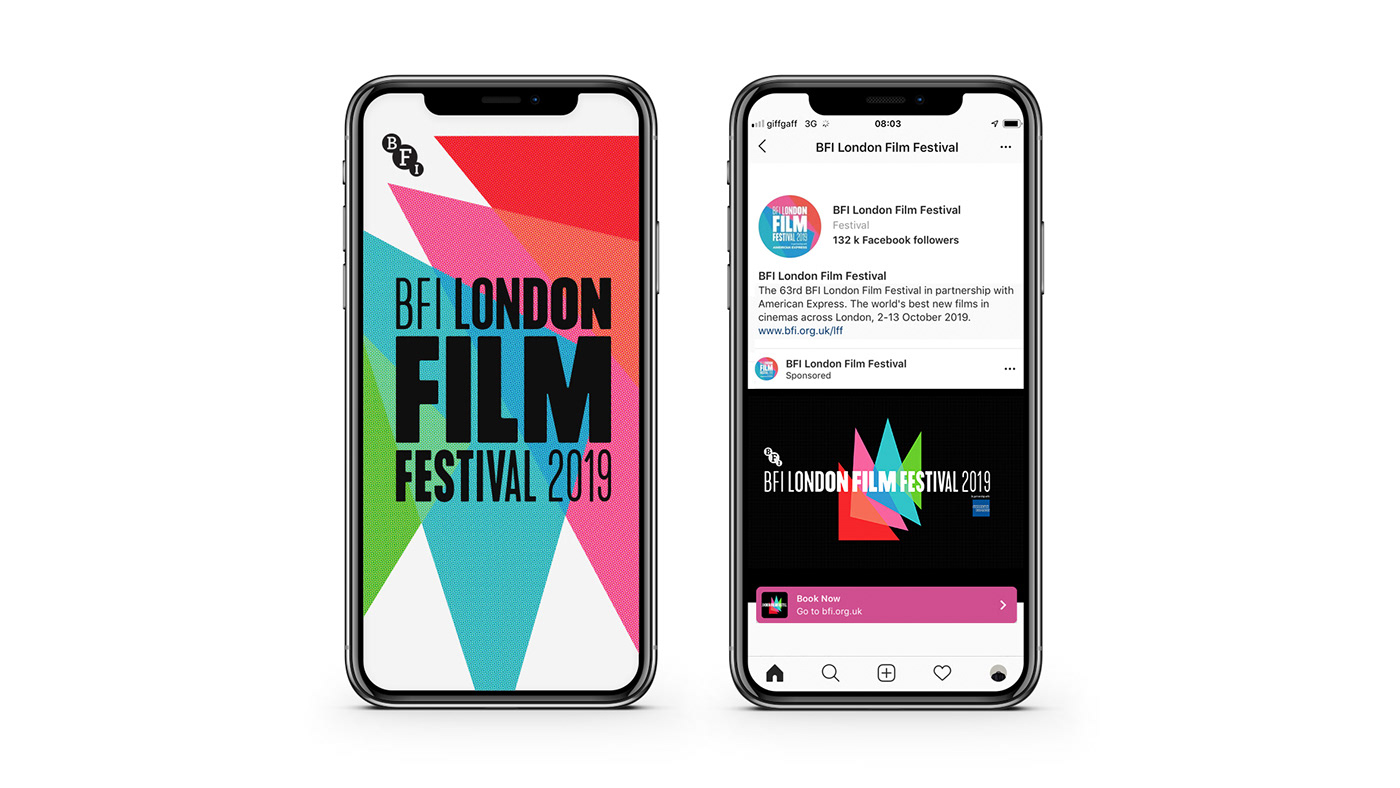 London Film   festival branding  design BFI LFF festival design festival branding london design