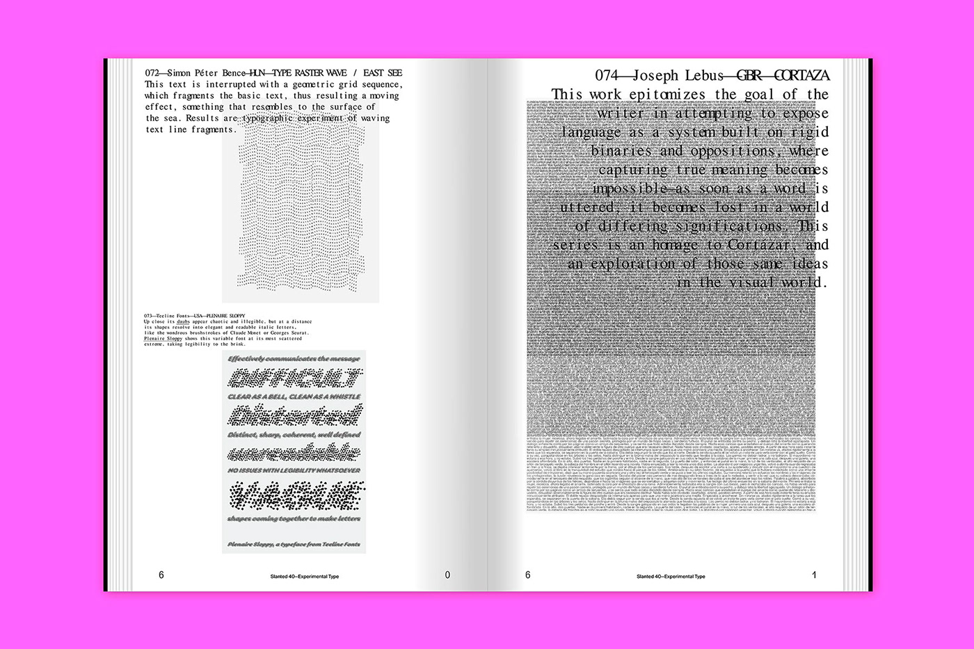 slantedpublishers slantedmagazine slanted graphicdesign 3dtypography ExperimentalArt experimentaltype motiontypography slanted40