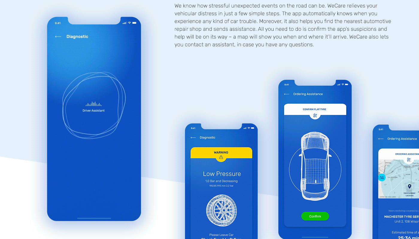 ux UI interactions insurance gamification ios mobile product design  blue
