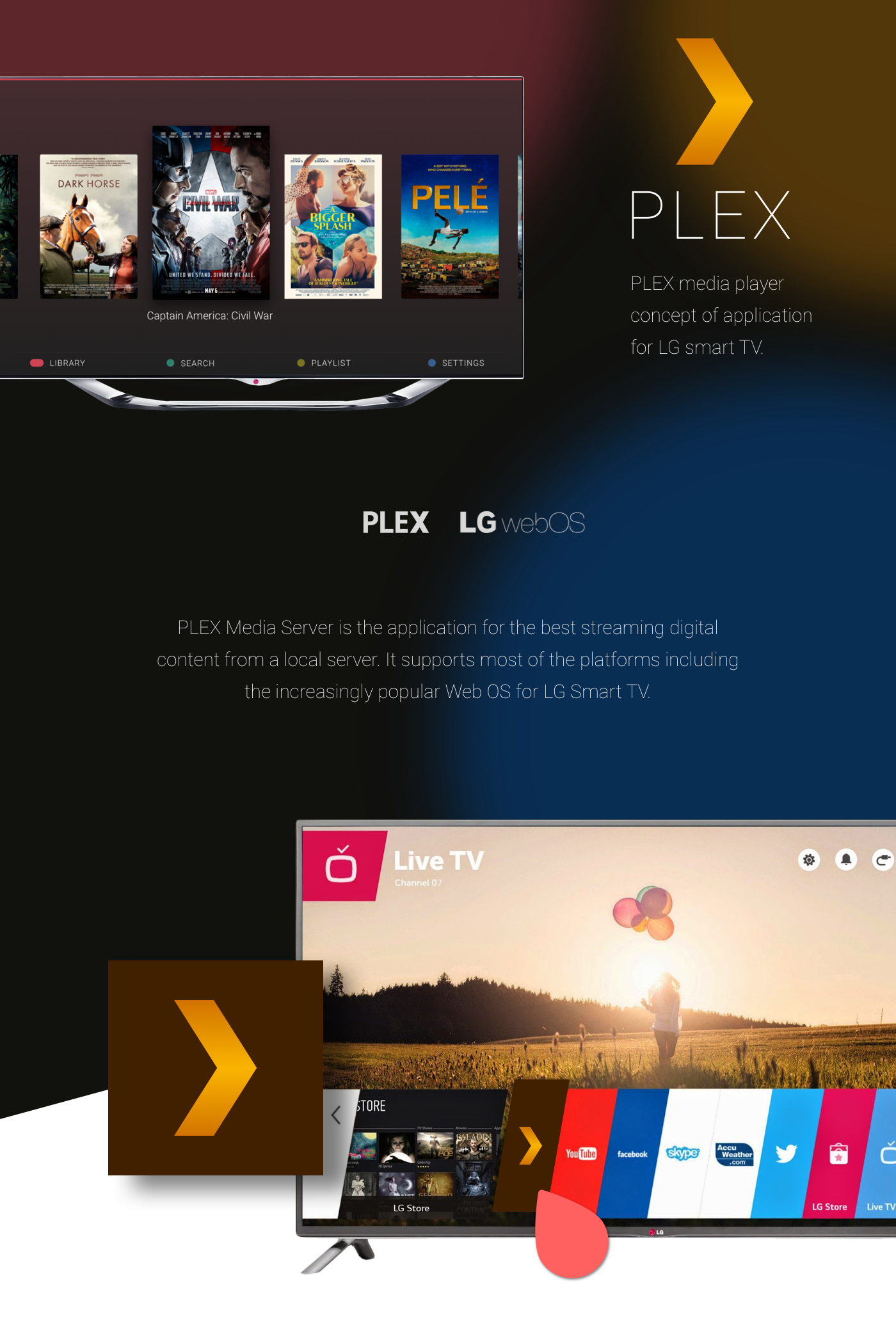 Plex webOS lg SmartTV tv remote player