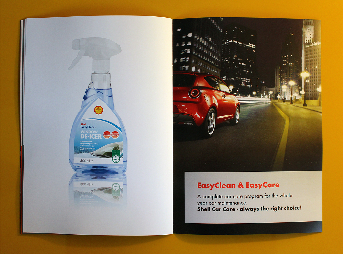 brochure colours shell car Car care products