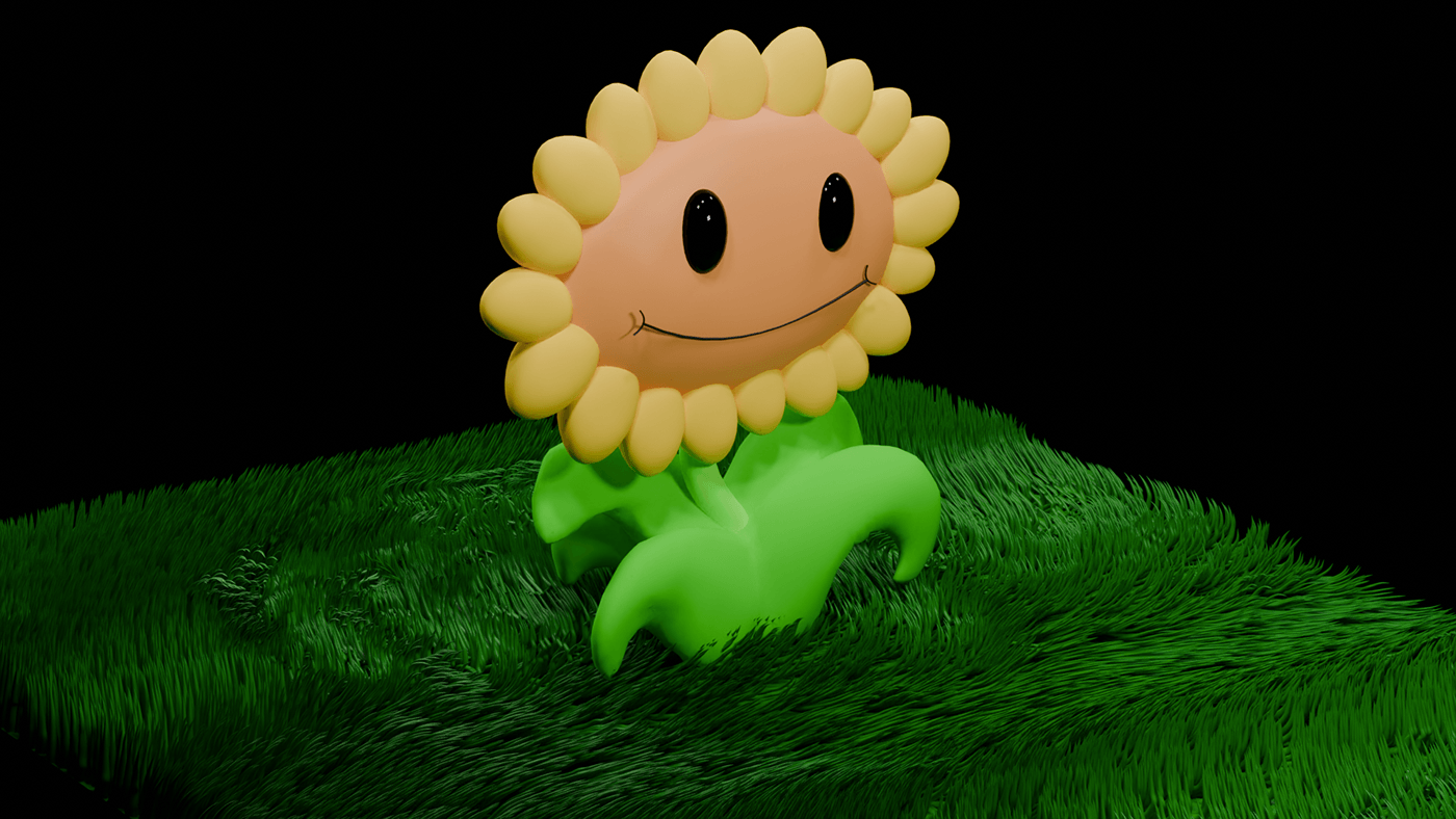 3D sunflower game plants vs zombies